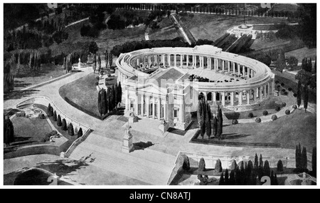 First published 1915 Arlington Memorial Amphitheater Washington, D.C.aerial  view Stock Photo