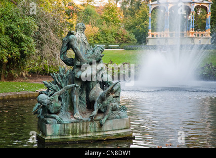 Koningin Astrid Park in Bruges Belgium Stock Photo