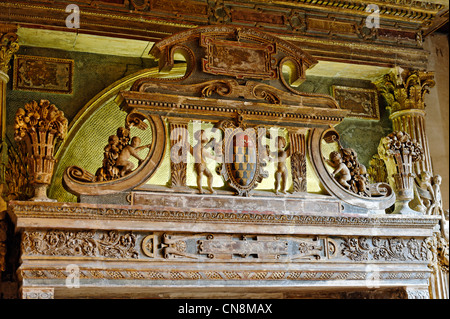 France, Aube, Troyes, Hotel de Vauluisant Mansion, Musee de l'Art Champenois (Art of Champagne Region Museum) of the 16th Stock Photo