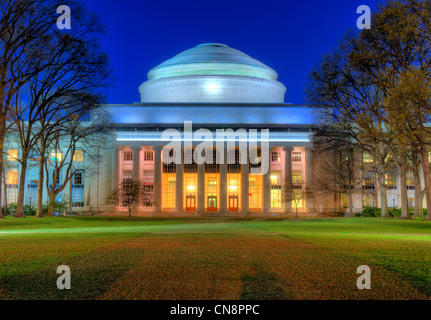 Great Dome of the Massachusetts Institute of Technology housing the Barker Engineering Library in Cambridge, MA. Stock Photo