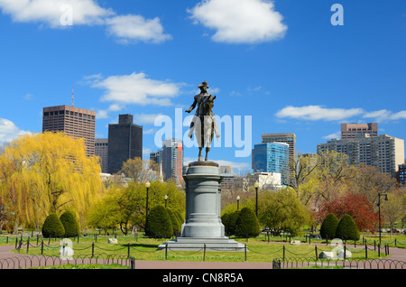Boston Public Garden, Boston, Massachusetts, USA. Stock Photo
