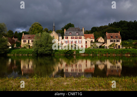 France, Berry, Cher, Apremont sur Allier, labeled Les Beaux Villages de France (The Most Beautiful Villages of France), village Stock Photo