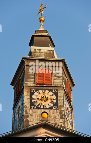 Slovenia, Ljubljana, capital town of Slovenia, the town hall Stock Photo