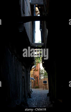 France, Aube, Troyes, the ruelle des Chats Stock Photo