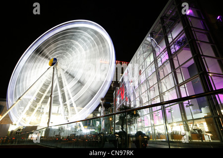 Manchester Big Wheel in Exchange Square Stock Photo