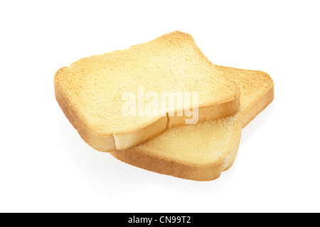 Rusk bread or toast Stock Photo