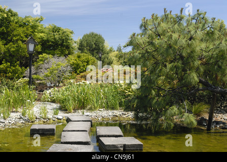 Miyazu Japanese Garden, Nelson, New Zealand Stock Photo