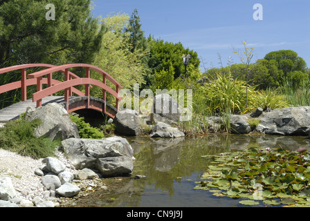 Miyazu Japanese Garden, Nelson, New Zealand Stock Photo