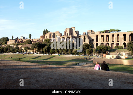 Palatine Hill, Circo Massimo, Rome, Lazio, Italy Stock Photo