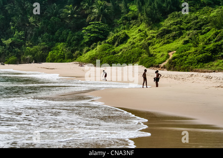 The Libanona beach of Fort Dauphin (Tolagnaro), southern Madagascar Stock Photo