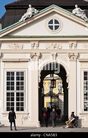 Austria, Vienna, Belvedere Palace Baroque directed by Johann Lukas von Hildebrandt in the early 18th century, lived the Lower Stock Photo