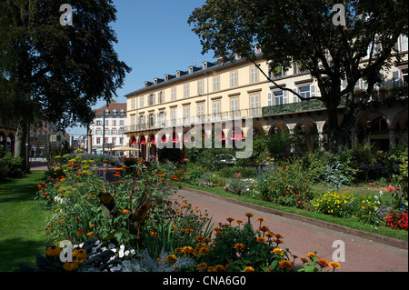 France, Haut Rhin, Mulhouse, Square de la Bourse Stock Photo