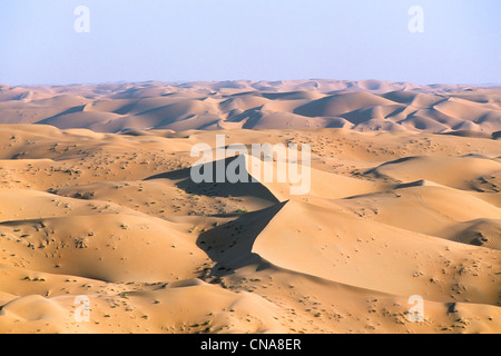 United Arab Emirates, Abu Dhabi, desert, sand dunes of the Empty Quarter desert Stock Photo