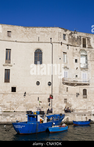Italy, Puglia, Bari province, Monopoli, port Stock Photo