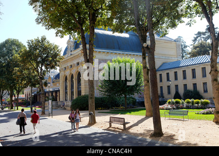France, Allier, Neris les Bains, spa, thermal city, opera Stock Photo