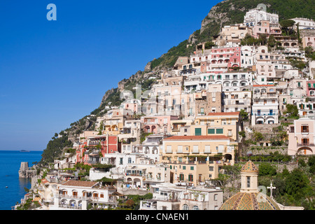 Italy, Campania, Amalfi Coast, listed as World Heritage by UNESCO, Positano, view from Le Sirenuse hotel Stock Photo