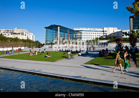 France, Paris, Andre Citroen park Stock Photo