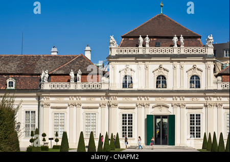 Austria, Vienna, Belvedere Palace, Baroque style, built by Johann Lukas von Hildebrandt in the early 18th century, Inferior Stock Photo