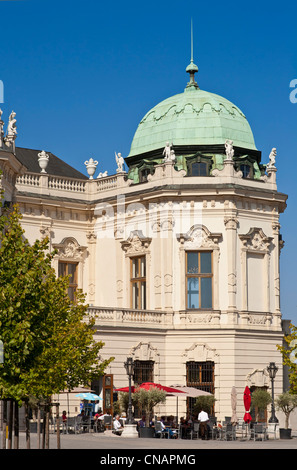 Austria, Vienna, Belvedere Palace, Baroque style, built by Johann Lukas von Hildebrandt in the early 18th century, Superior Stock Photo