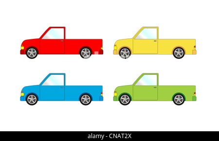 Vehicle pack - pickup, pick-up Stock Photo