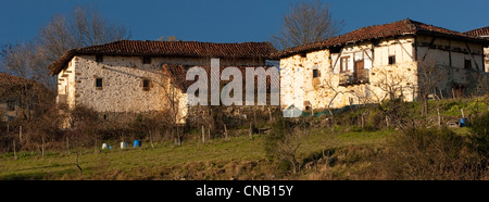Arrugaeta village in Orozko town. Bizkaia. Basque Country. Spain Stock Photo