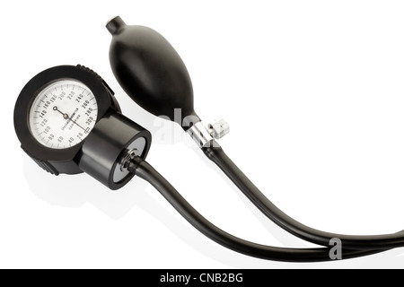 Sphygmomanometer, blood pressure medical instrument Stock Photo