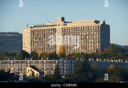 France, Loire, Firminy, Le Corbusier site of Firminy (Firminy Vert), the housing unit Stock Photo