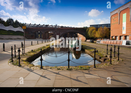 England, Manchester, Castlefield, Bridgewater Canal basin Stock Photo