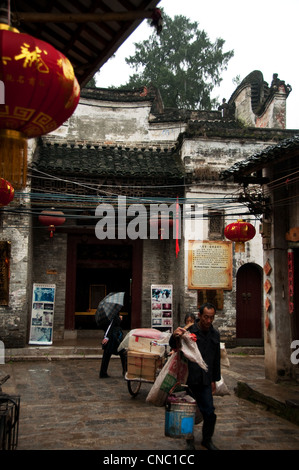 Xinping street, Li River area Stock Photo