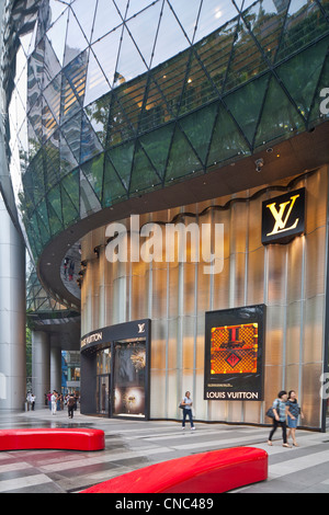 Louis Vuitton store in ION Orchard with collection by Japanese artist Stock Photo - Alamy