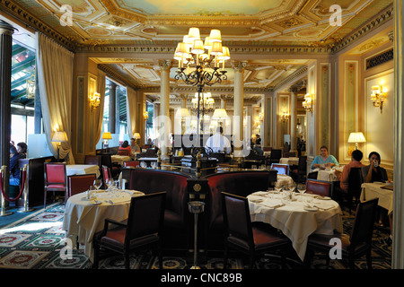 France, Paris, restaurant of the Cafe de la Paix on the Place de l'opera Stock Photo