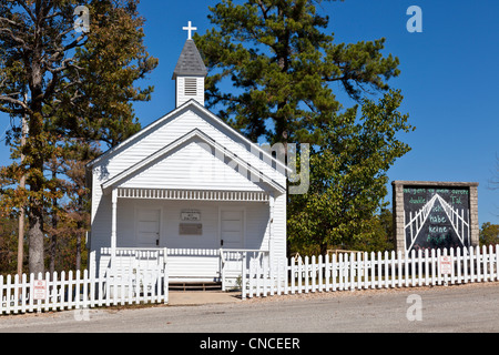 Chapel at Christ of the Ozarks complex in Eureka Springs, Arkansas. Stock Photo