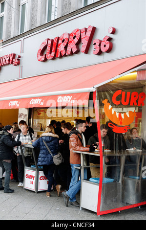 Curry 36 currywurst restaurant in Berlin Stock Photo