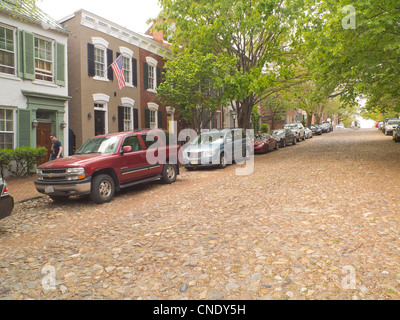 Historic Old Town Alexandria Stock Photo