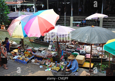 Damnoen Saduak Floating Market, Damnoen Saduak District, Ratchaburi Province, Thailand Stock Photo