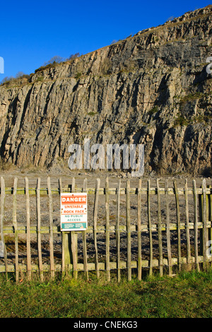 Warton crag, Warton, Lancashire, England Stock Photo