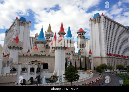 Excalibur Hotel and Casino, Las Vegas, Nevada, USA Stock Photo