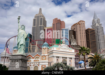 New York-New York Hotel Las Vegas on the South Strip, Nevada, USA Stock Photo