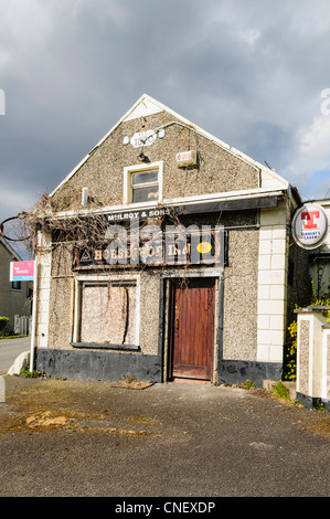 Closed down rural pub Stock Photo