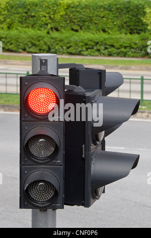 Red Traffic Light Stock Photo - Alamy