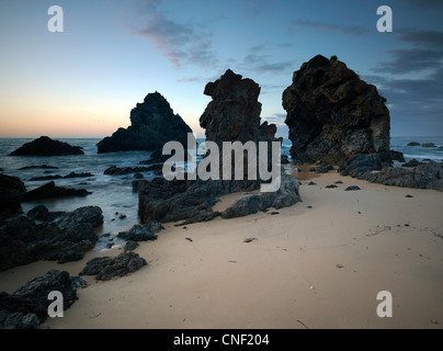 Rock Stacks near Bermagui, NSW Australia Stock Photo