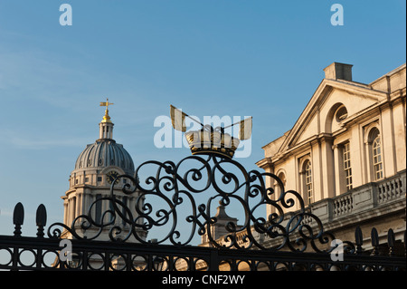 Chapel of St Paul and St Peter Old Royal Naval College Greenwich London UK Stock Photo