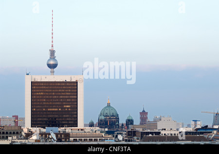 View over Berlin from the Reichstag building Stock Photo