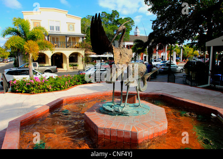 famous 3 rd street historic district in Naples Florida USA Stock Photo