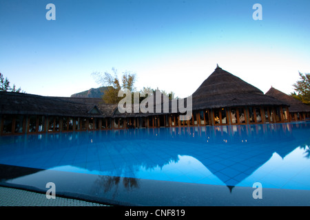 Hotel at Le Morne, Mauritius Stock Photo