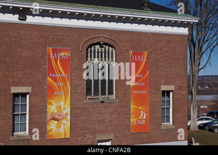 University of New Brunswick (UNB) MEM Hall is pictured in Fredericton, New Brunswick Stock Photo