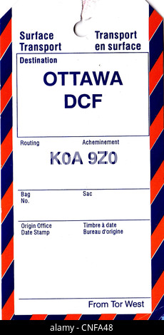 Canada Post tags and labels are used for identifying and organizing ...