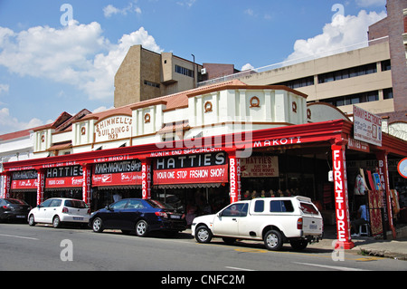 Shimwell's Buildings, 2nd Street, Springs, Gauteng Province, Republic of South Africa Stock Photo