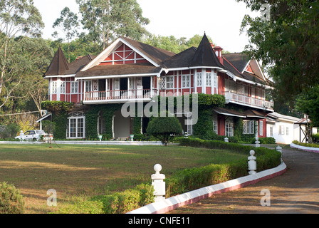 Colonial house, Pyin Oo Lwin,  Maymyo, near Mandalay, Burma Stock Photo