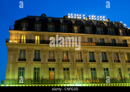 Le Grand Hotel, Paris, France Stock Photo